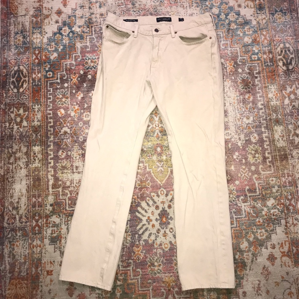 Lucky Brand 401 Athletic Jeans Khaki Size 33/32